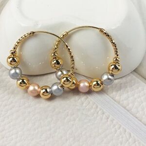Bohemian hoop earrings A1193